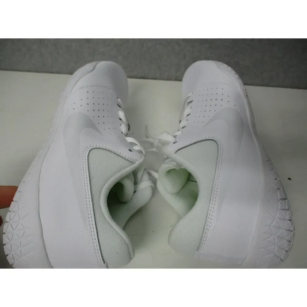 Nike Cheer Cheerleader Sideline Shoes Womens Sz 9 White Platinum